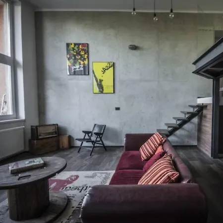 Artsy Loft With Balcony And Free Parking דירה לובליאנה